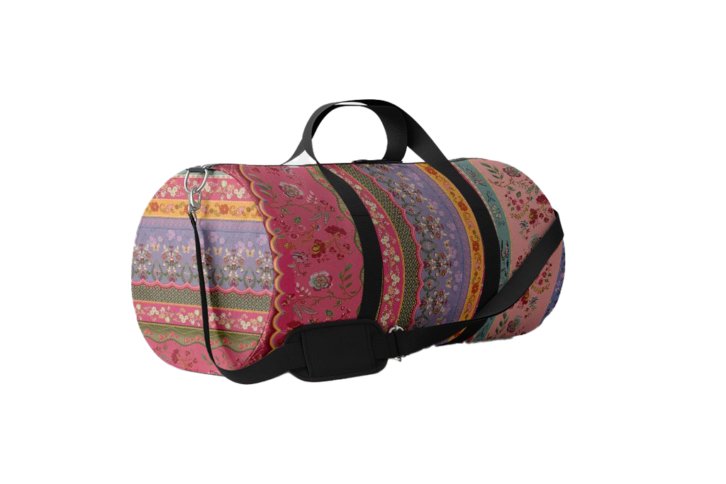 Rose Tapestry Duffle Bag