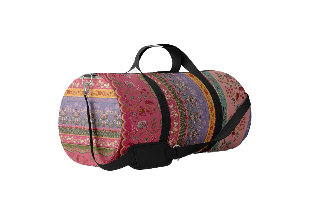 Rose Tapestry Duffle Bag