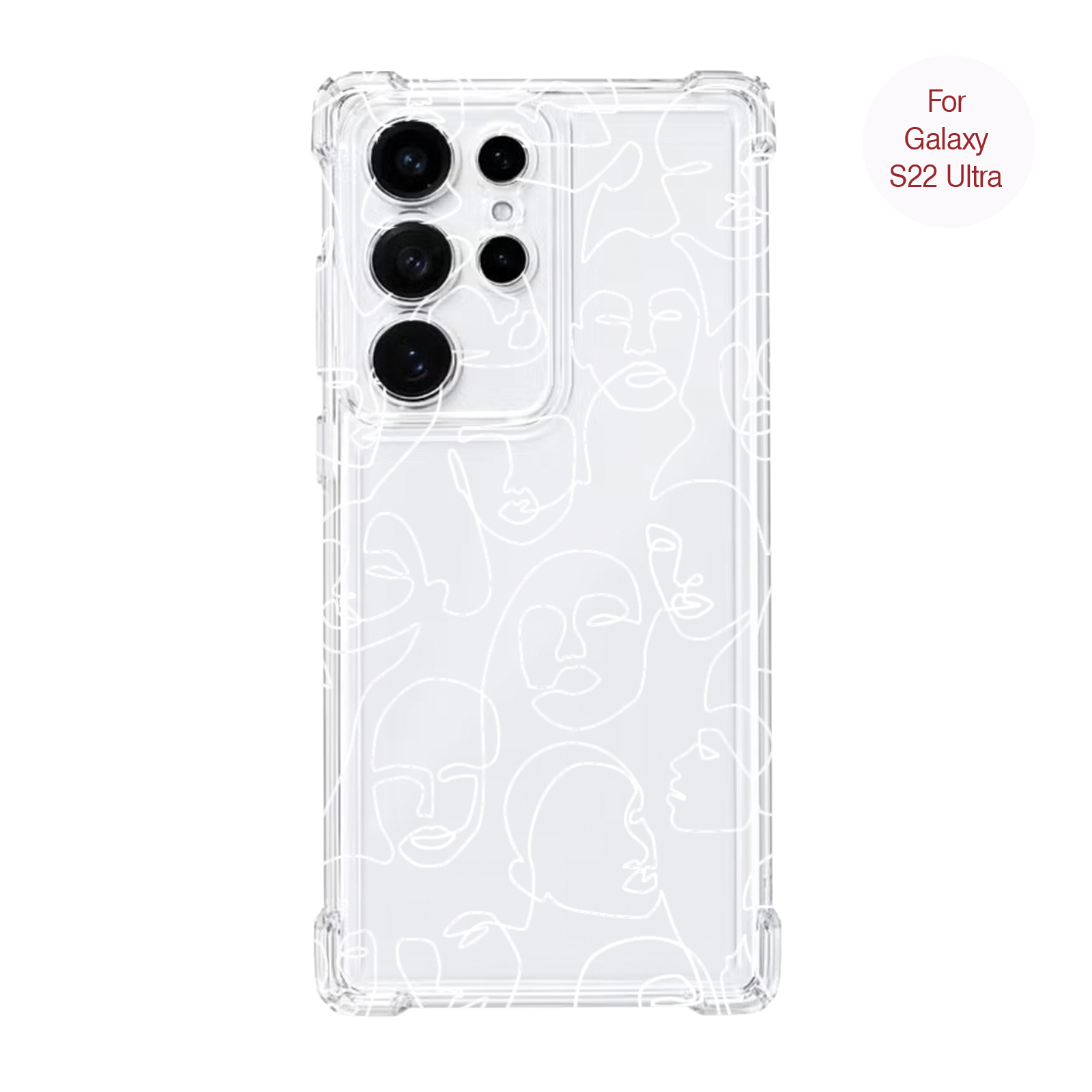 White Line Art Case