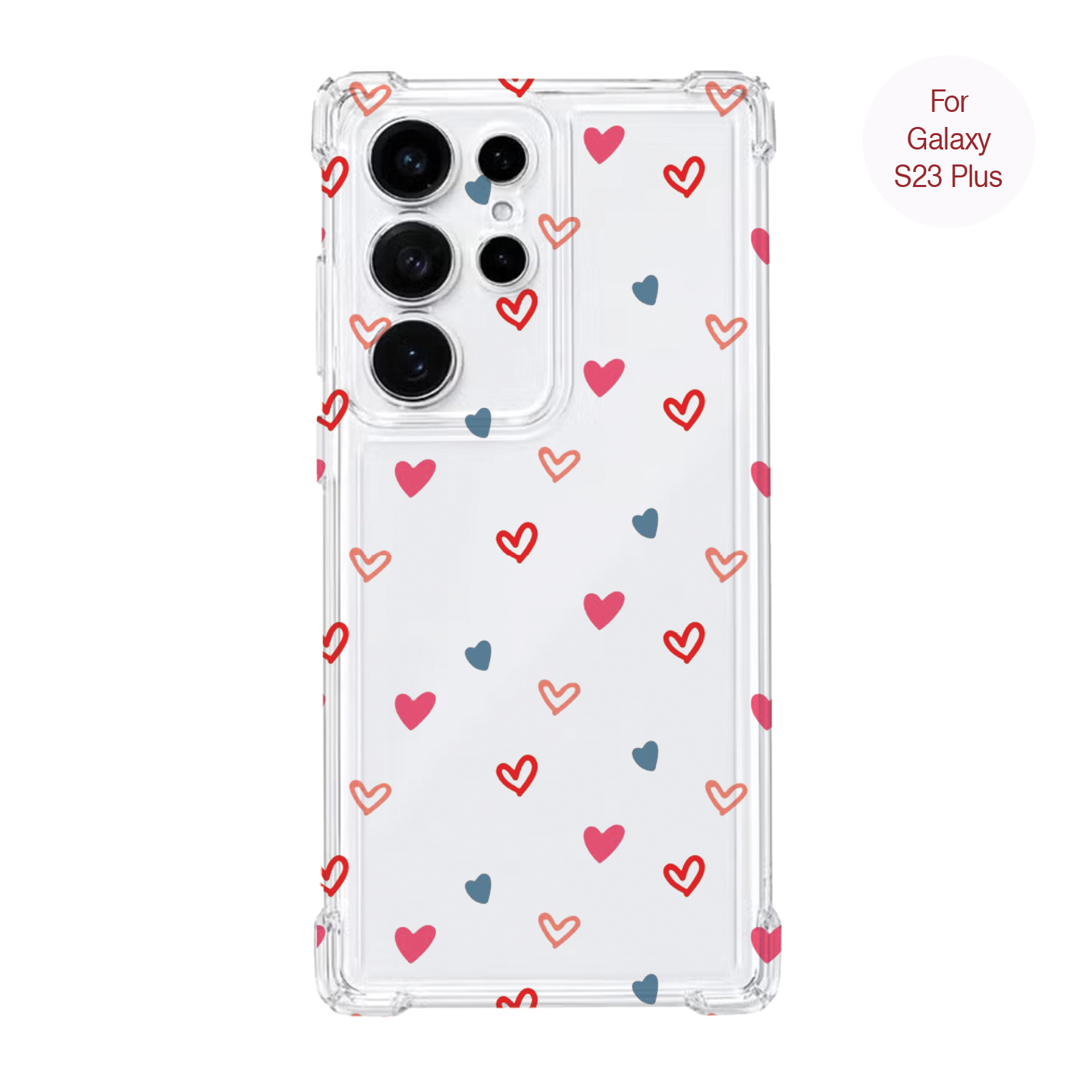 Colored Mini Hearts Case