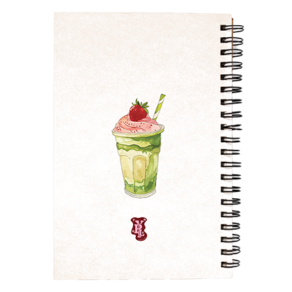 Strawberry Matcha Notebook