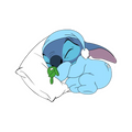 Sleep Well Stitch Sticker