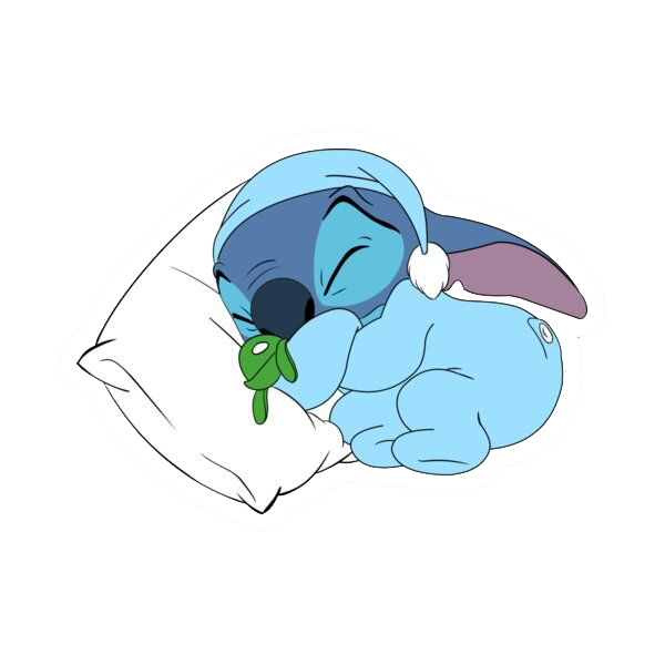 Sleep Well Stitch Sticker