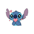 Stitch In Love Sticker