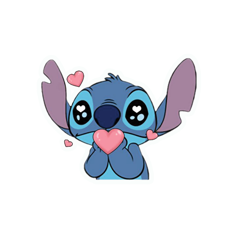 Stitch In Love Sticker