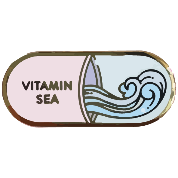 Vitamin Sea Pill Sticker