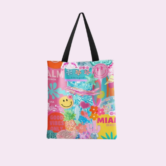 Life Is Good AllOver Totebag