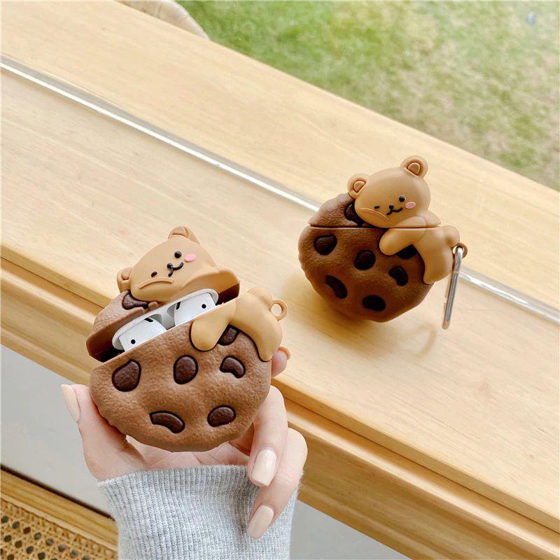 Cookie Bear Airpods Case