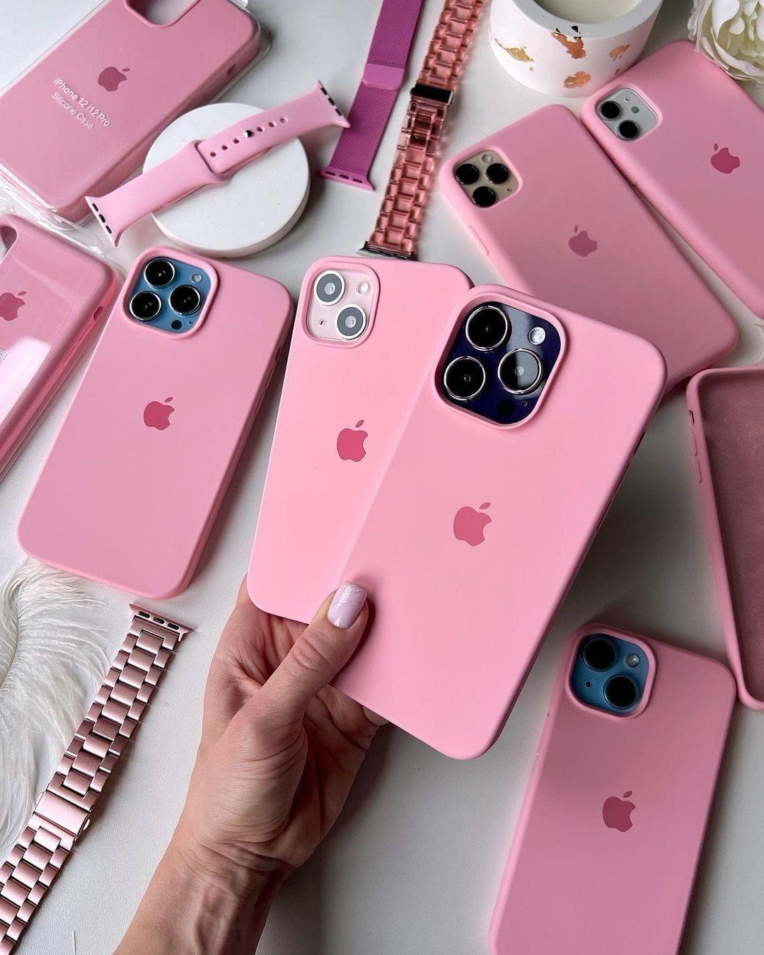 Pink Silicone Case