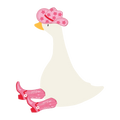 Yeehaw Goose Sticker