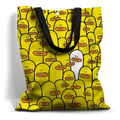 Yellow Ducks AllOver Totebag