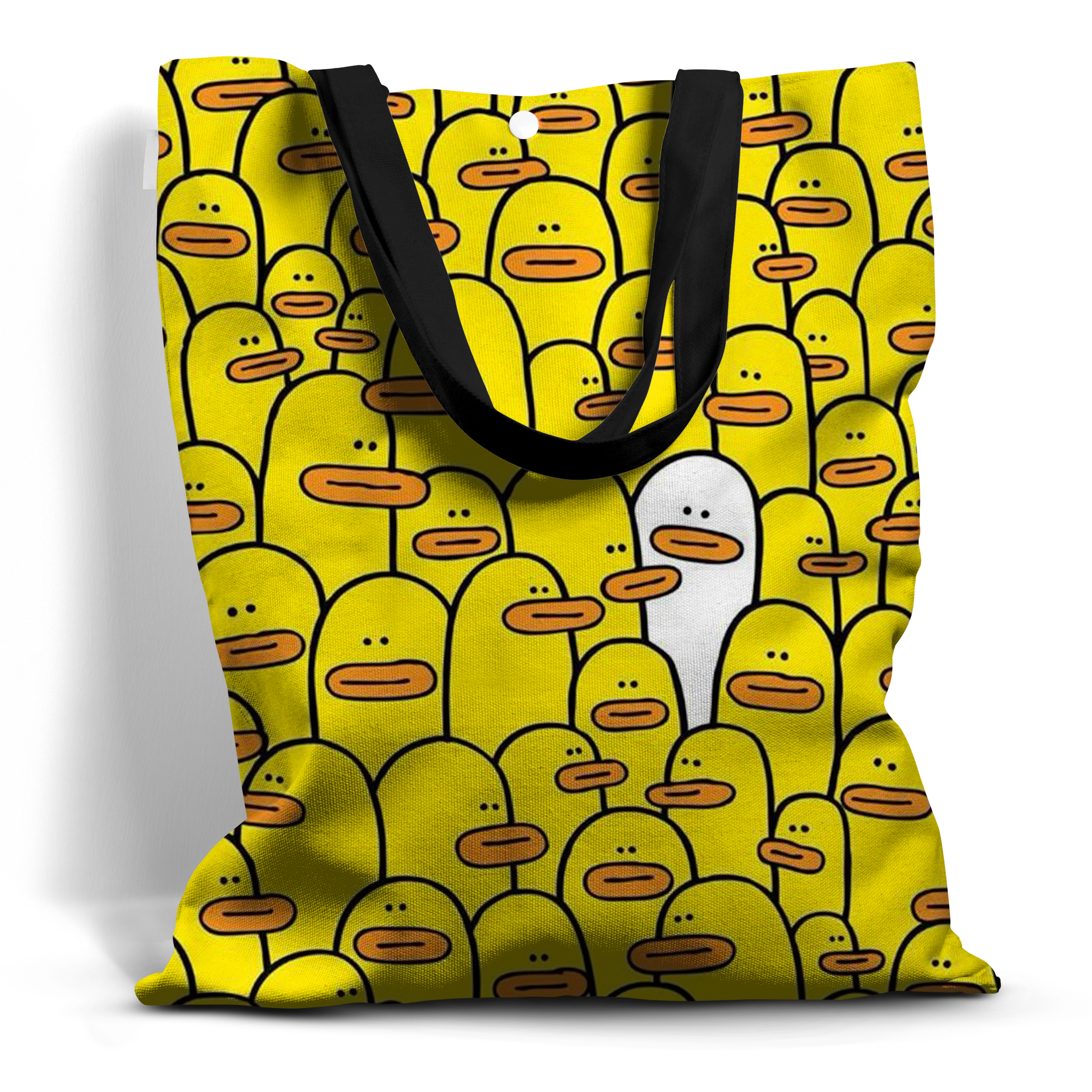 Yellow Ducks AllOver Totebag