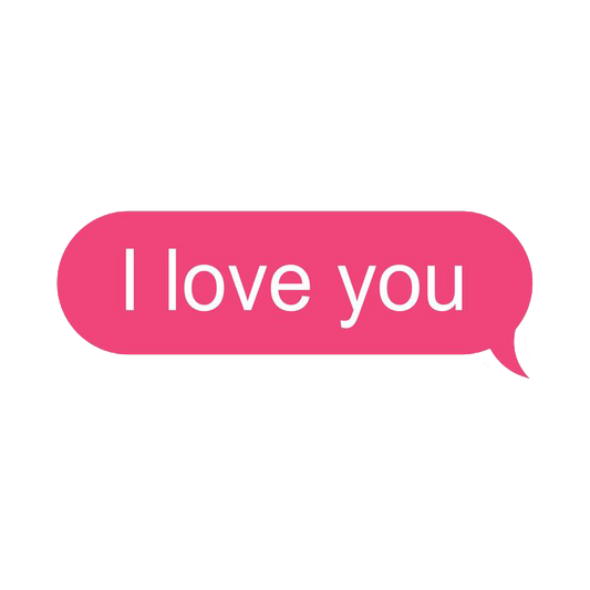 I Love You Sticker