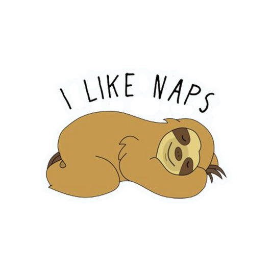 I Like Naps Sticker