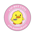 I'm Not Cute Sticker