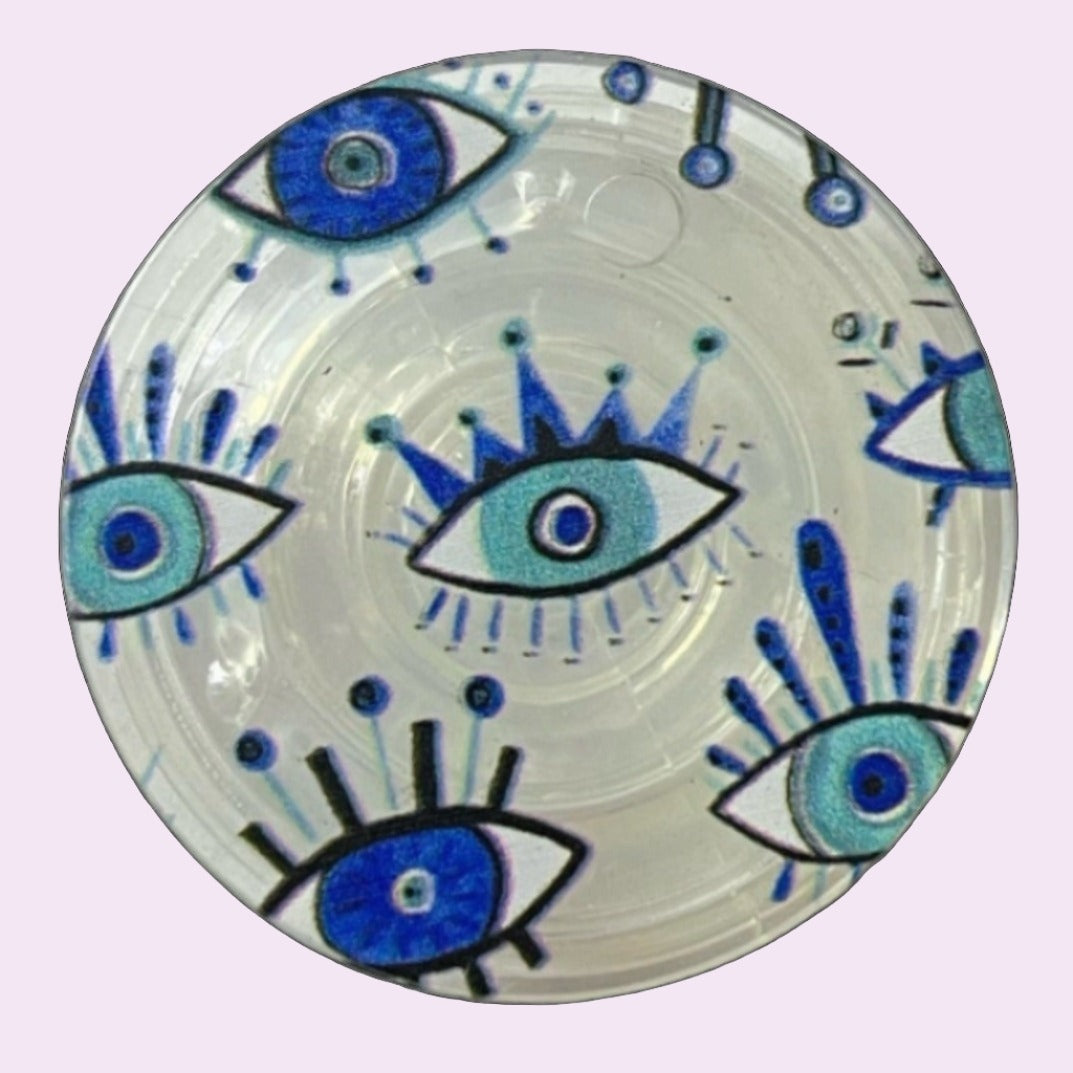 Blue Eye Lashes Popsocket