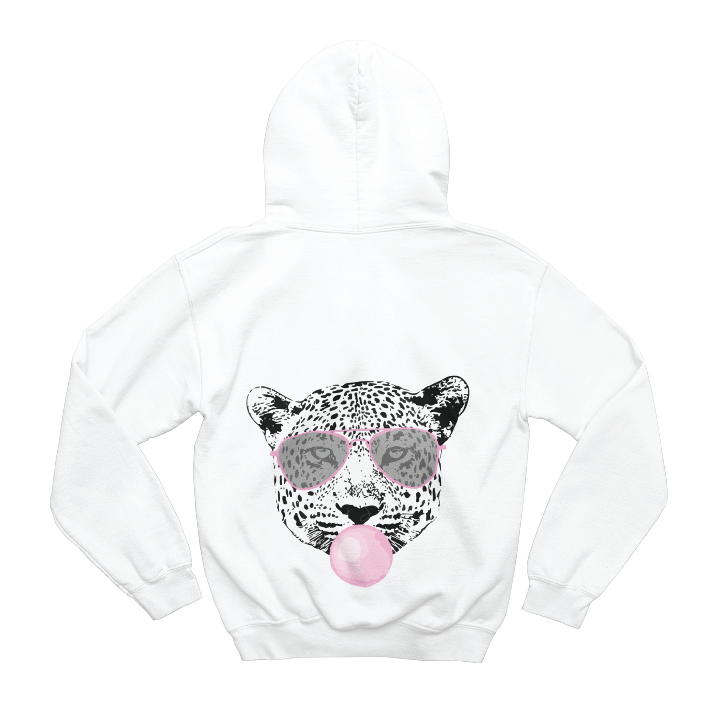 Roar In Style White Hoodie