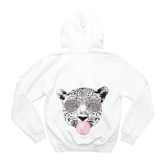 Roar In Style White Hoodie