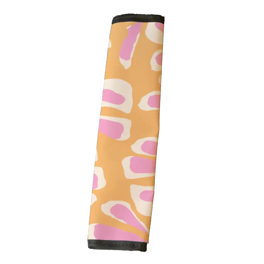 Peachy Swirl Seatbelt Cover