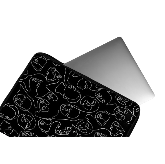Faces Laptop Sleeve