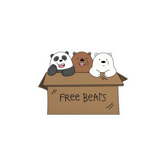 Bears In Box Sticker