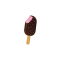 Chocolate Icecream Sticker