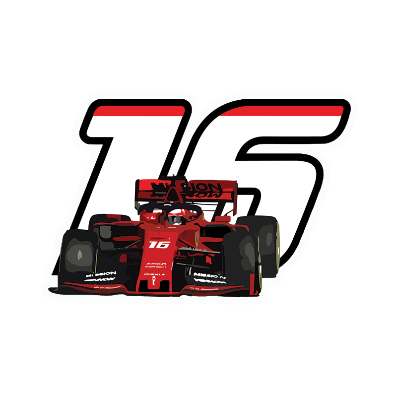 Leclerc Sticker