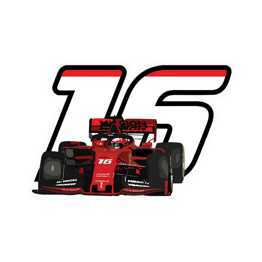 Leclerc Sticker