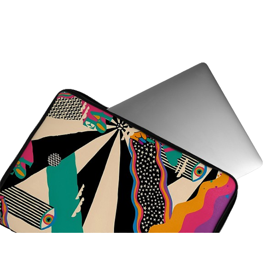 Rainbow Ray Laptop Sleeve