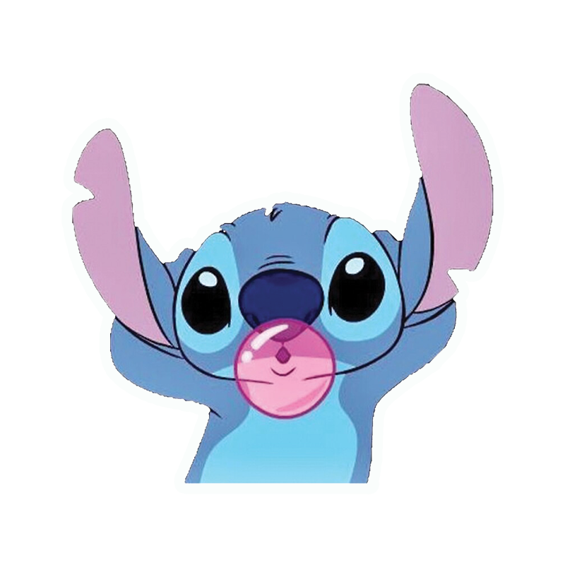 Stitch BubbleGum Sticker